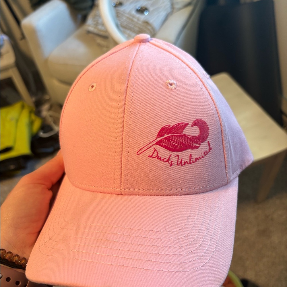 Pink Ducks Unlimited Baseball Cap